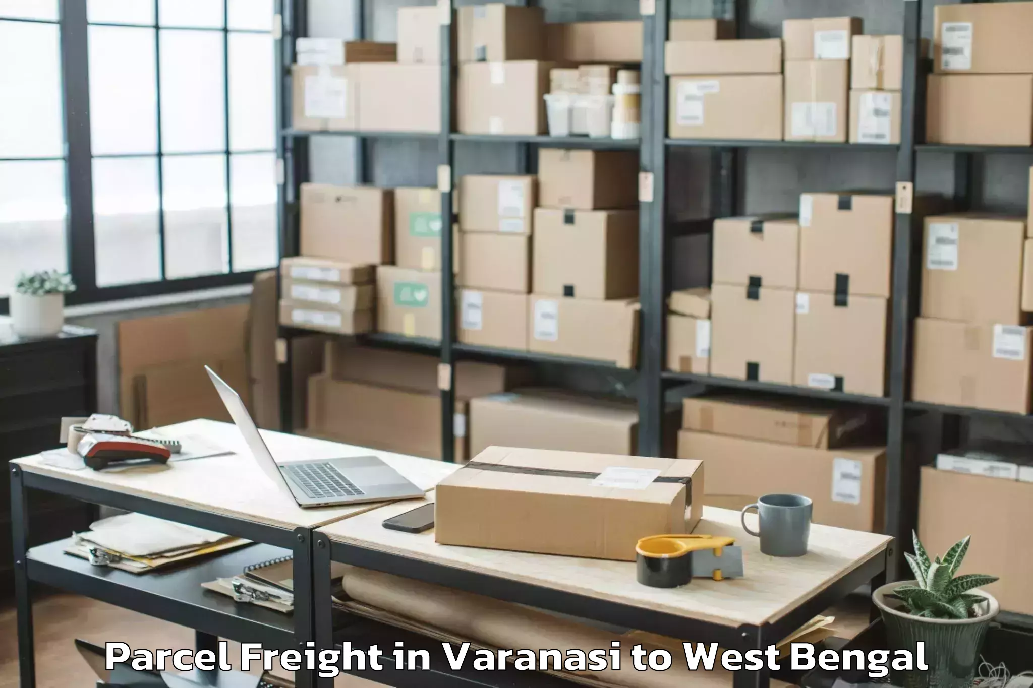 Easy Varanasi to Thakurpukur Mahestola Parcel Freight Booking